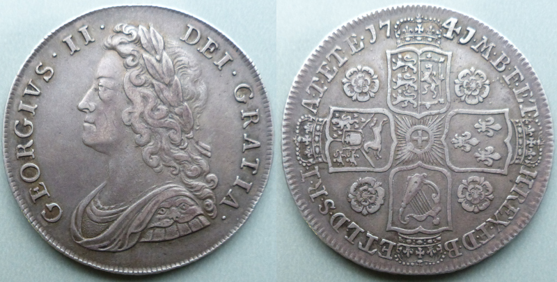 George II 1741/39 halfcrown